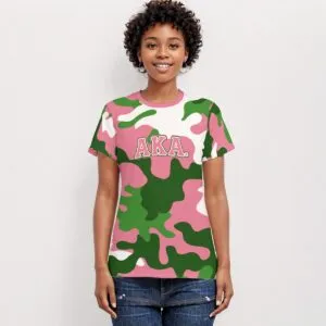 Alpha Kappa Alpha Camouflage Tee