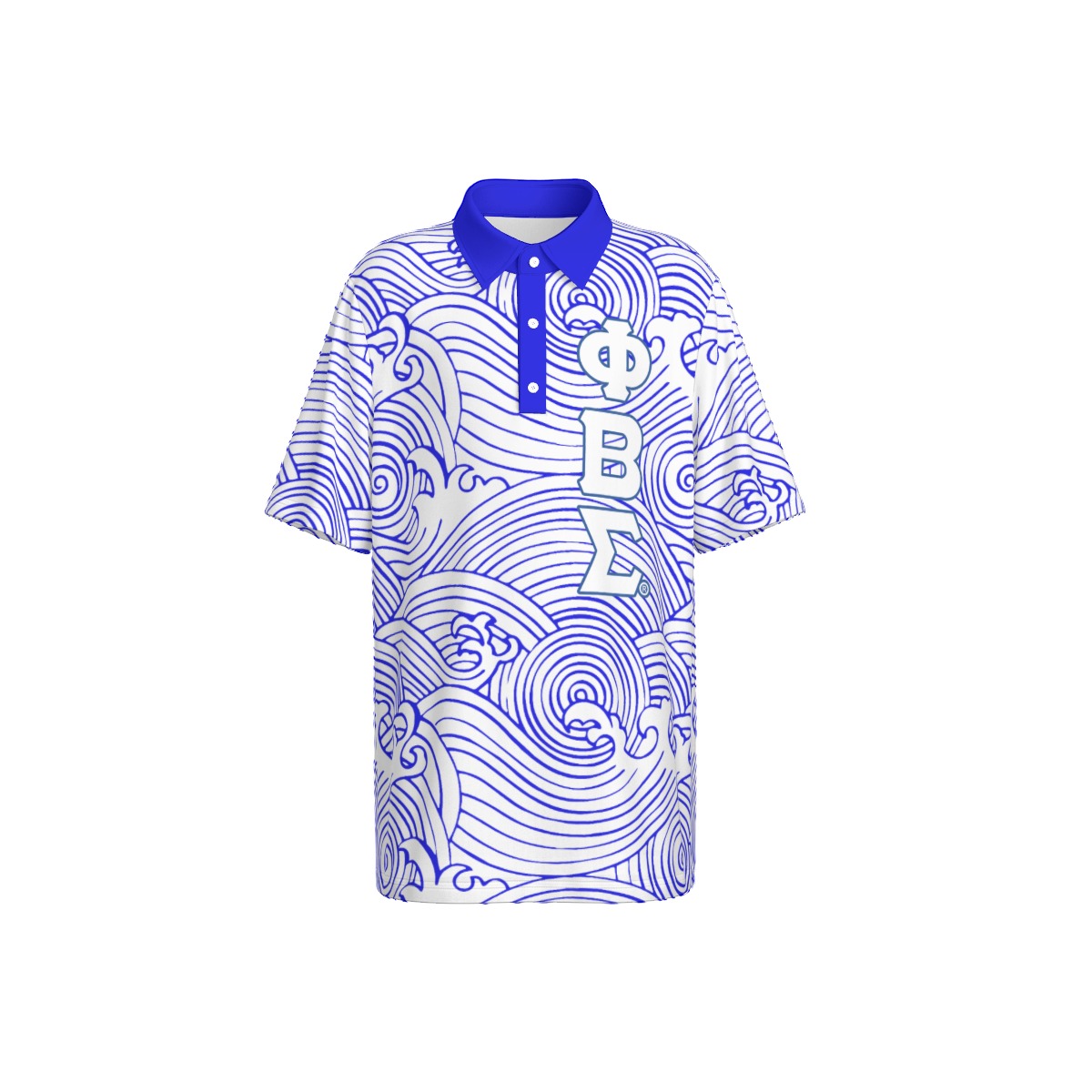 Phi Beta Sigma Teenage Polo Collar Jersey |210GMS - Image 2
