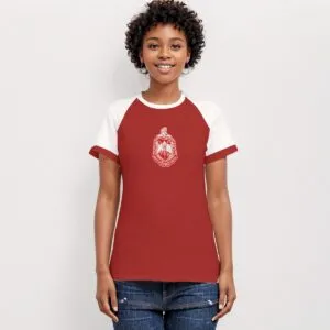 Delta Sigma Theta Sorority Emblem AOP Tee