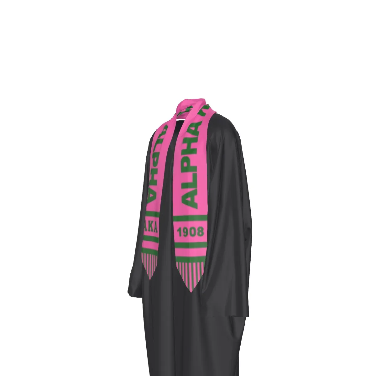 Alpha Kappa Alpha two tone scarf - toga ribbon - Image 4