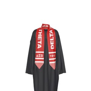Delta Sigma Theta two tone scarf - toga ribbon