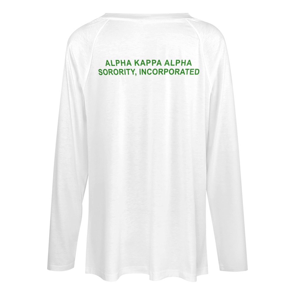 Alpha Kappa Alpha Sorority Inc V-neck Tee - Image 4