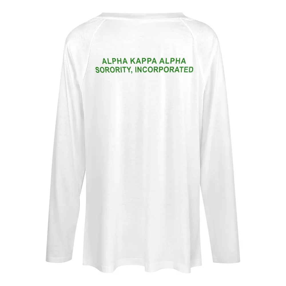 Alpha Kappa Alpha Sorority Inc V-neck Tee - Image 4