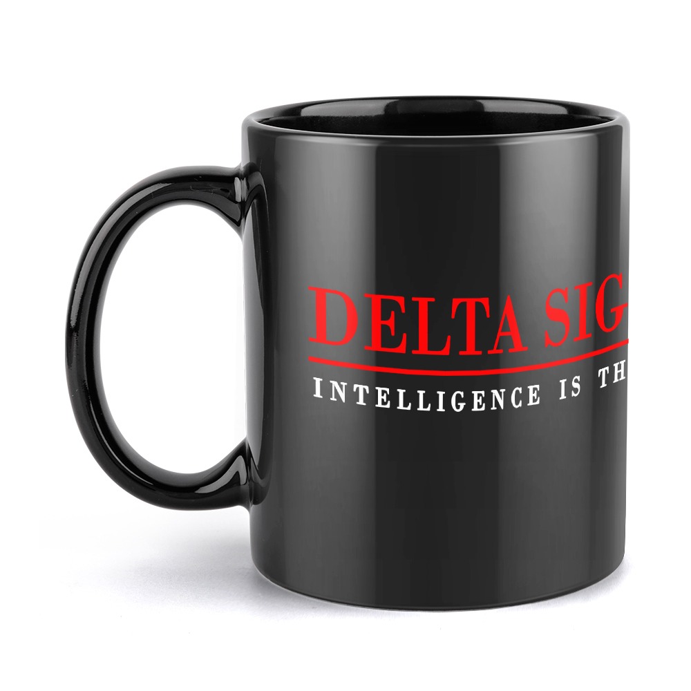 Delta Sigma Theta 15oz Black Mug - Image 5