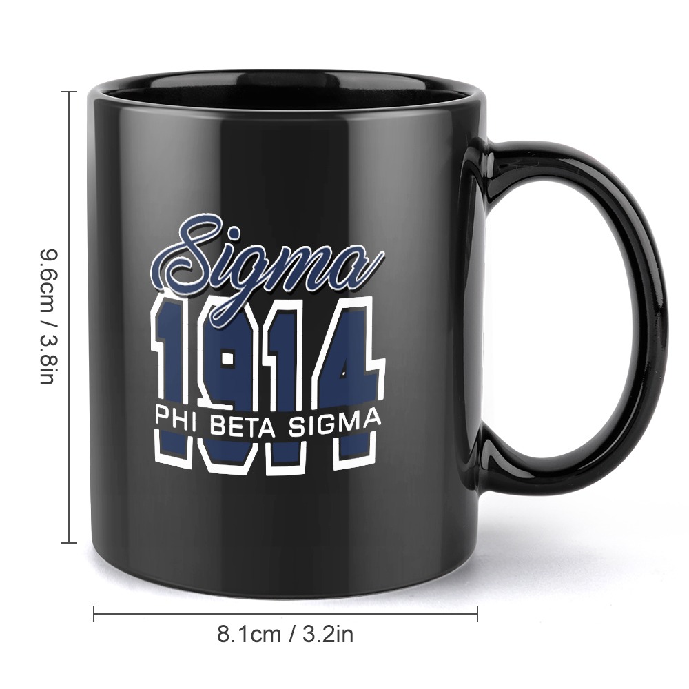 Phi Beta Sigma Black Mug - Image 4
