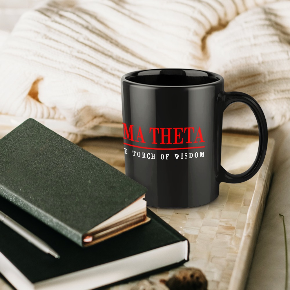 Delta Sigma Theta 15oz Black Mug - Image 6