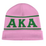 Alpha Kappa Alpha Knitted Hat