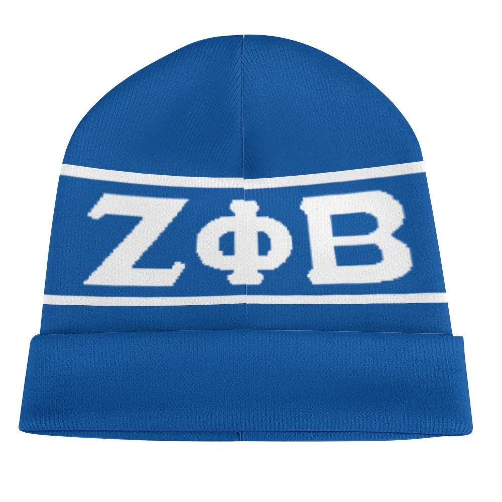 Zeta Phi Beta Knitted Hat