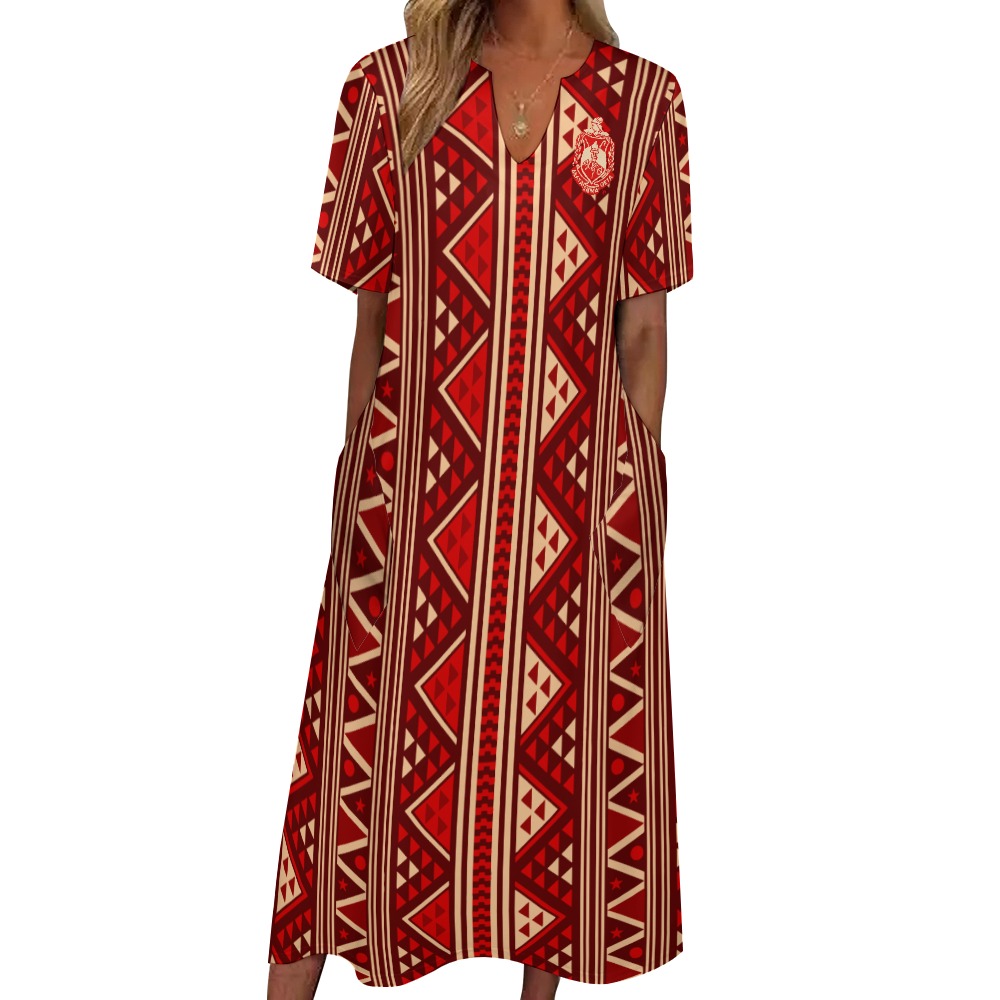 Delta Sigma Theta 7-point sleeve dress - Image 4