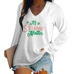 Alpha Kappa Alpha Sorority Inc V-neck Tee