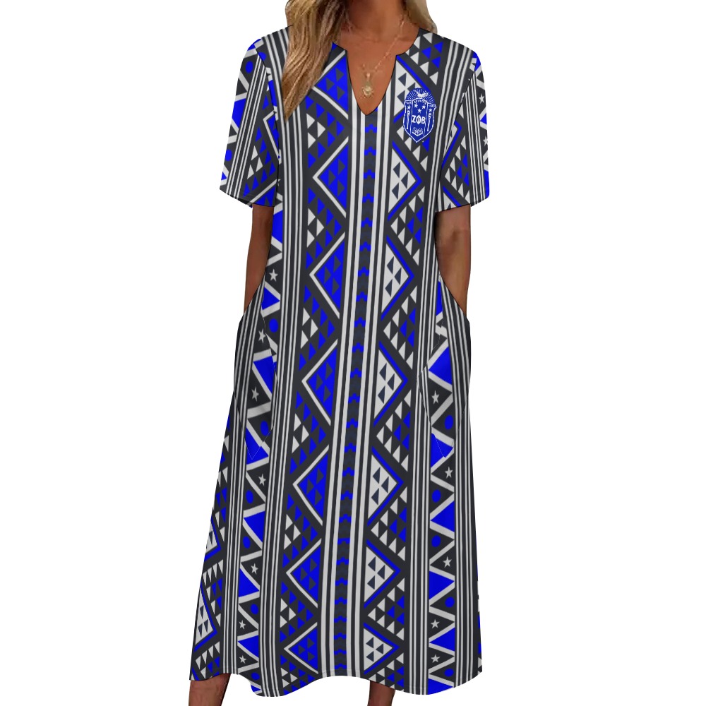Zeta Phi Beta 7-point sleeve dress - Image 5