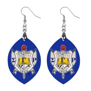 Sigma Gamma Rho Wooden earrings pendant
