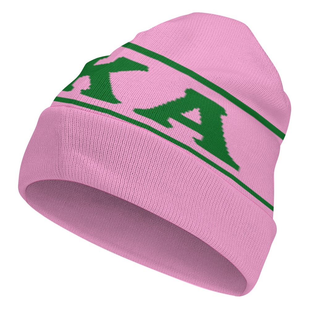 Alpha Kappa Alpha Knitted Hat - Image 3