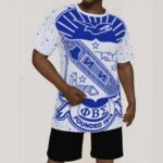 Phi Beta Sigma LARGE CREST AOP Cut & Sew Tee