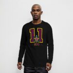 Omega Psi Phi Founding Year Canvas Long Sleeve Shirt