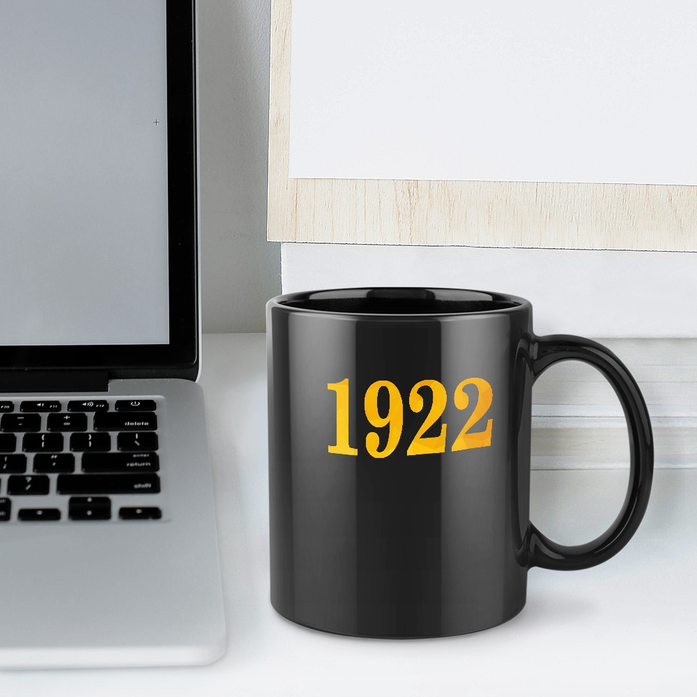 Sigma Gamma Rho 1922 Black Mug - Image 7