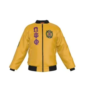 Omega Psi Phi Customized Bomber Jacket