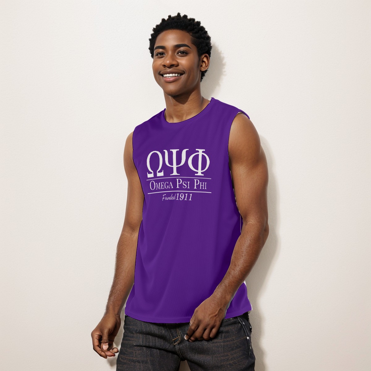 Omega Psi Phi Collegiate Tank - Image 2