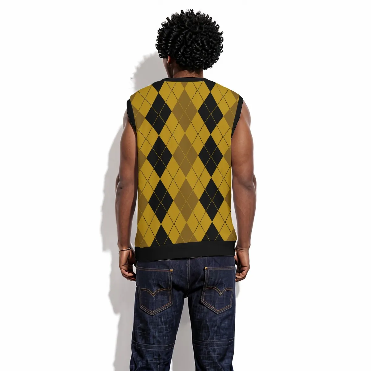 Alpha Phi Alpha V-neck Christmas Vest - Image 4