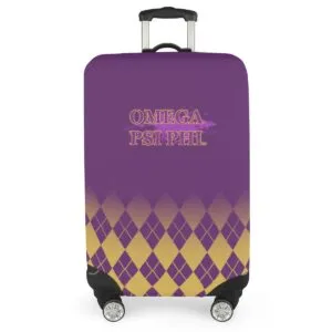 Omega Psi Phi All-over Print Luggage Cover