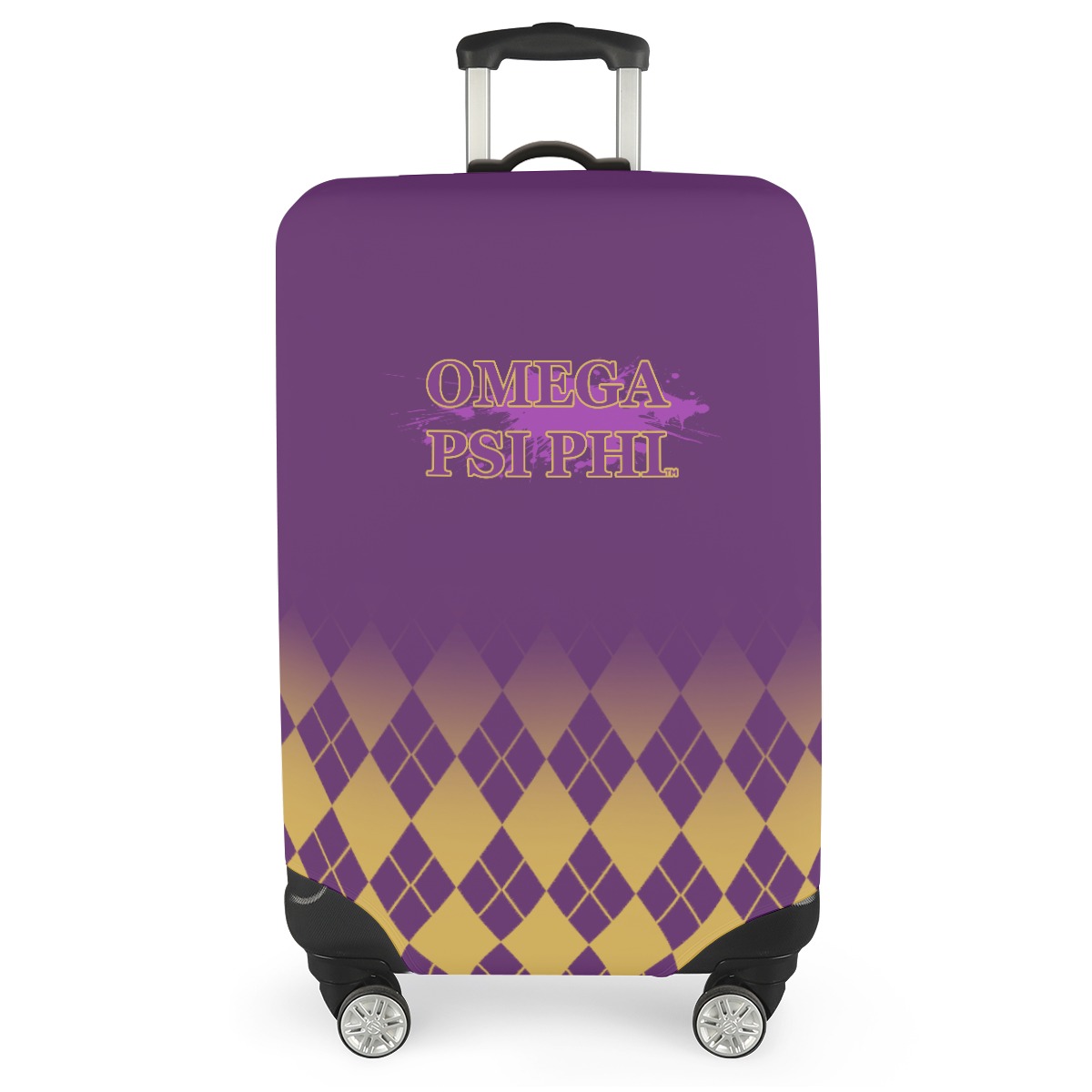 Omega Psi Phi All-over Print Luggage Cover