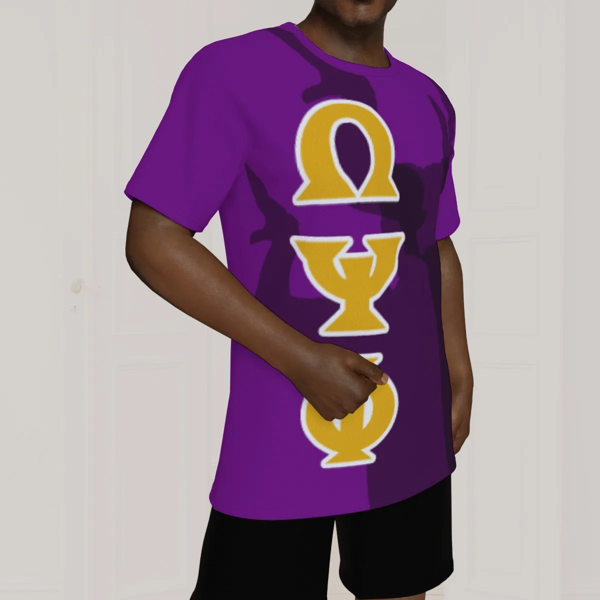 Omega Psi Phi AOP Cut & Sew Tee - Image 2