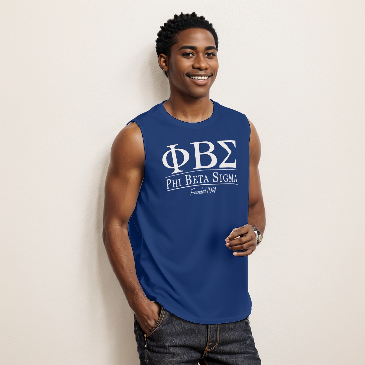 Phi Beta Sigma Collegiate Tank - Image 3