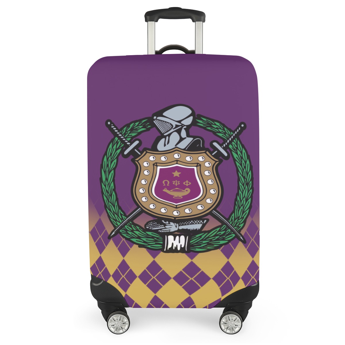 Omega Psi Phi All-over Print Luggage Cover - Image 2