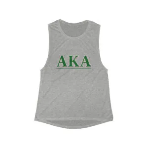 Alpha Kappa Alpha Flowy Muscle Tank