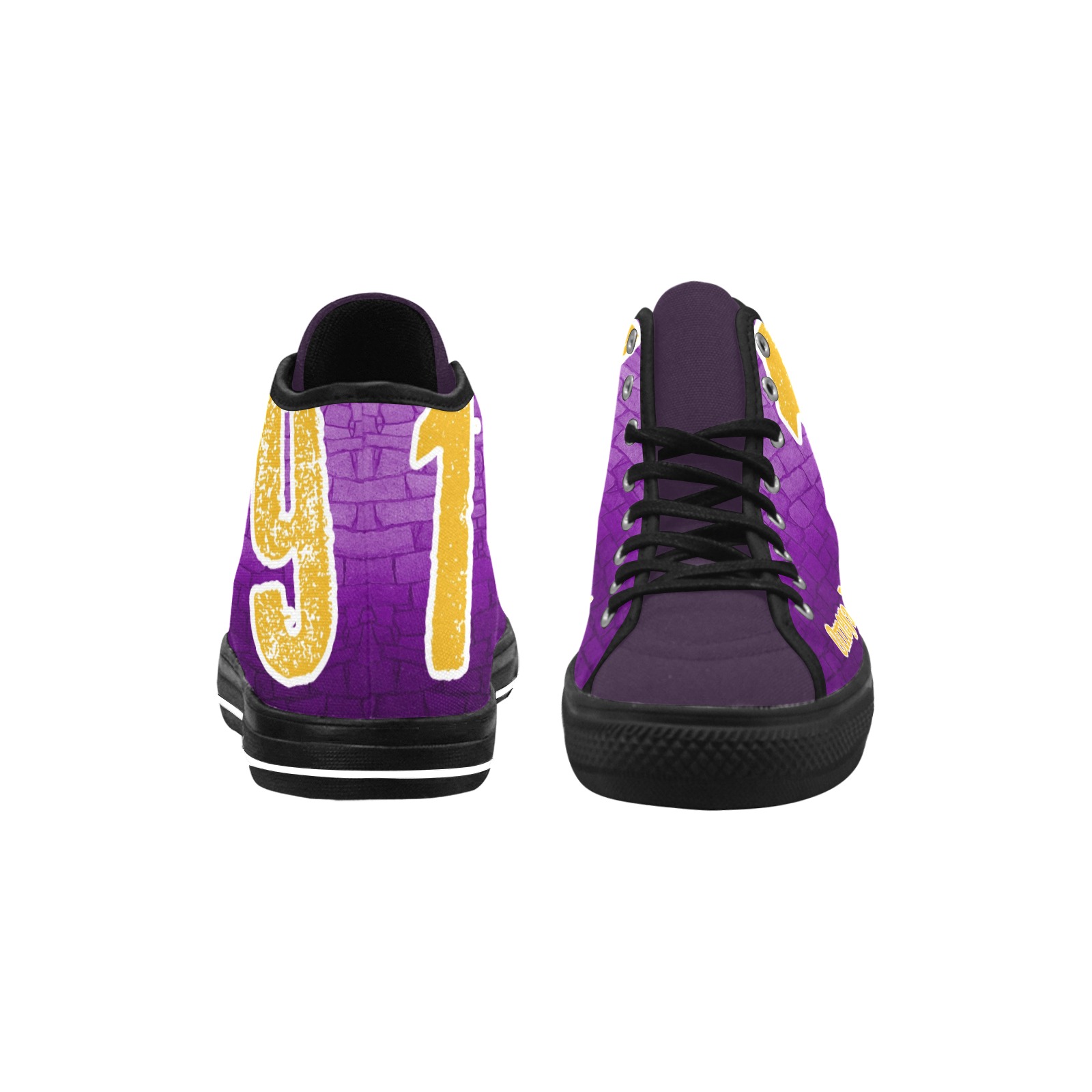 Omega Psi Phi Founding Year High Top Shoes - Image 3