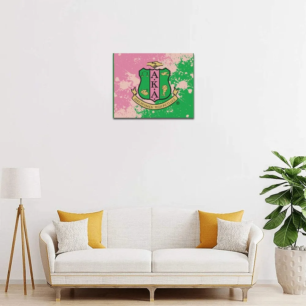 Alpha Kappa Alpha Emblem Canvas Wall Art - Image 7