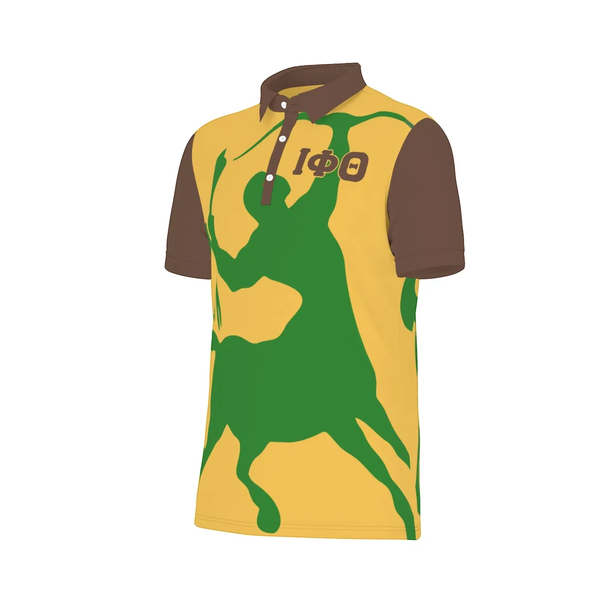Iota Phi Theta Stretch Polo Shirt - Image 2