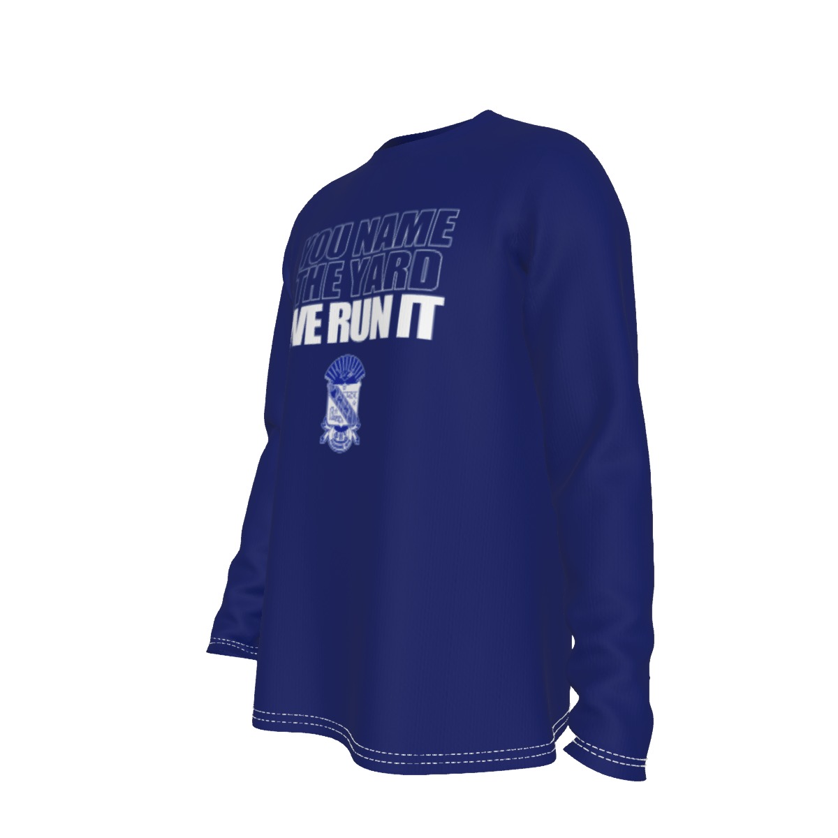 Phi Beta Sigma Run the Yard Long Sleeve T-Shirt - Image 4