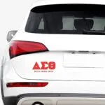Delta Sigma Theta 3D Car Sticker