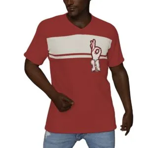 Kappa Alpha Psi All-Over Print Men’s V-neck Short Sleeve T-shirt