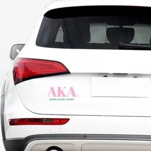 Alpha Kappa Alpha 3D Car Sticker