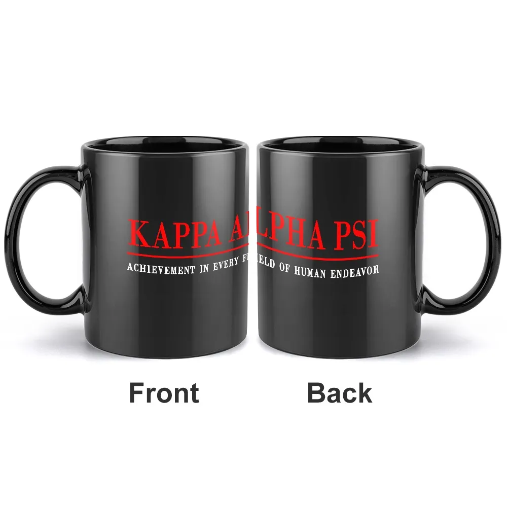 Kappa Alpha Psi 15oz Black Mug - Image 2