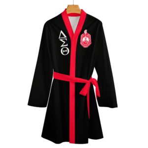 Delta Sigma Theta All-Over Print Women’s Robe v2