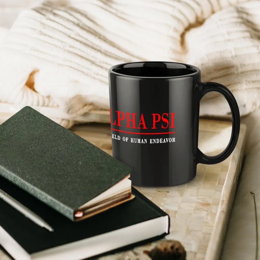 Kappa Alpha Psi 15oz Black Mug - Image 6