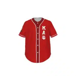 Kappa Alpha Psi Short Sleeve Baseball Jersey With Pinstripes