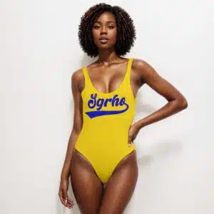Sigma Gamma Rho Sgrho One-piece Swimsuit