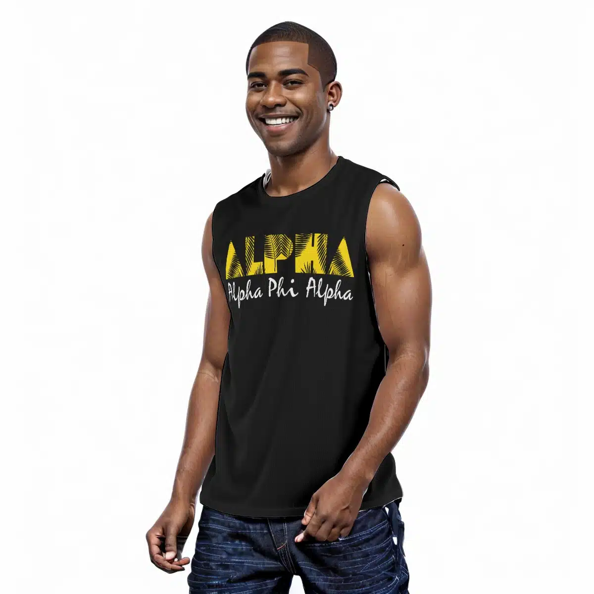 Alpha Phi Alpha O-neck Tank Top - Image 2