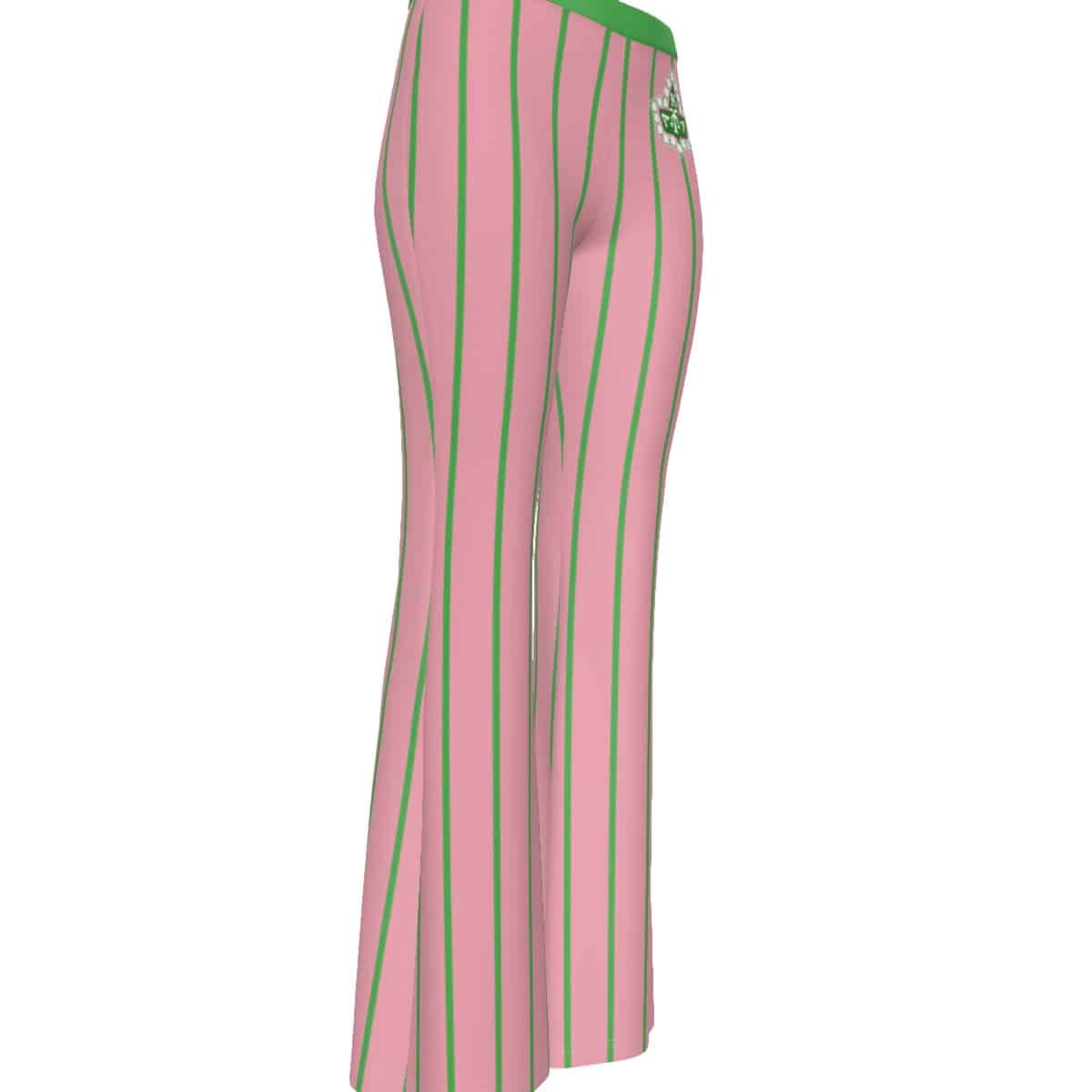 Alpha Kappa Alpha High Elastic Flare Pants - Image 3