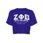 Zeta Phi Beta Cropped T-Shirt