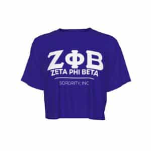 Zeta Phi Beta Cropped T-Shirt