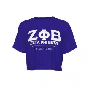 Zeta Phi Beta Cropped T-Shirt