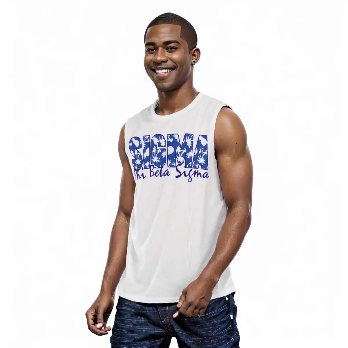 Phi Beta Sigma O-neck Tank Top - Image 2