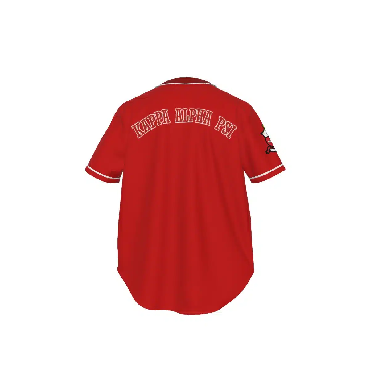 Kappa Alpha Psi Short Sleeve Baseball Jersey With Pinstripes - Image 2