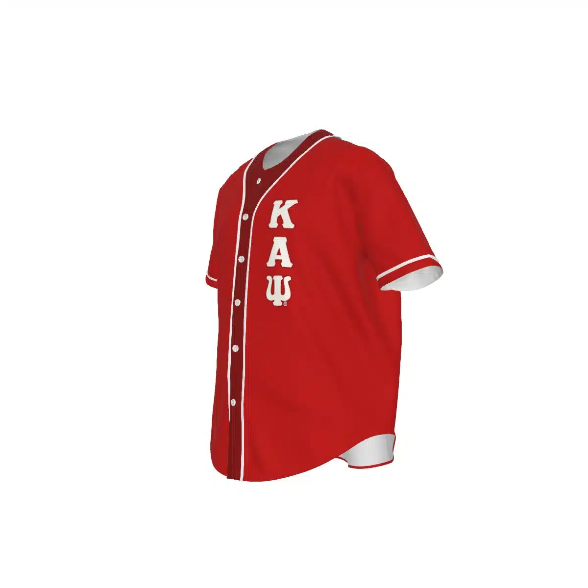 Kappa Alpha Psi Short Sleeve Baseball Jersey With Pinstripes - Image 4