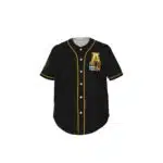 Alpha Phi Alpha Short Sleeve Baseball Jersey With Pinstripes